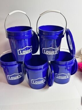 Mini Lowe’s Buckets - Set of 5